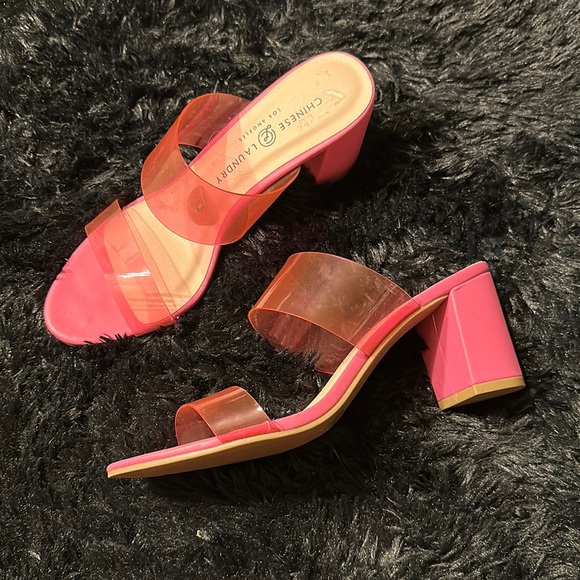 NEW Chinese Laundry Pink Heels - Picture 1 of 2